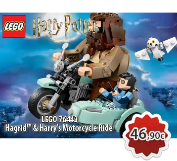 Toymania Online Lego Shop ΘΕΣΣΑΛΟΝΙΚΗ  LEGO HARRY POTTER 76443 Hagrid™ & Harry's Motorcycle Ride Βόλτα Του Χάγκριντ™ & Χάρι Με Μοτοσικλέτα 