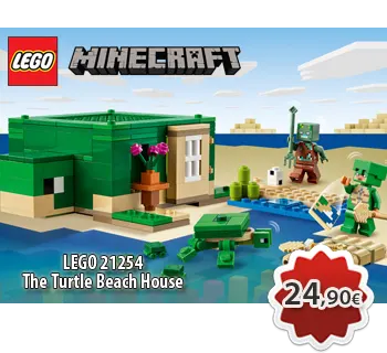 Toymania Online Lego Shop Θεσσαλονικη LEGO Minecraft 21254 The Turtle Beach House 