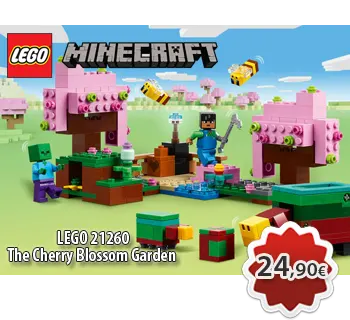 Toymania Online Lego Shop Θεσσαλονικη LEGO Minecraft 21260 The Cherry Blossom Garden 