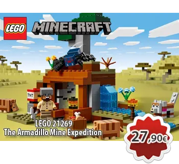 Toymania Online Lego Shop Θεσσαλονικη LEGO Minecraft  21269 The Armadillo Mine Expedition