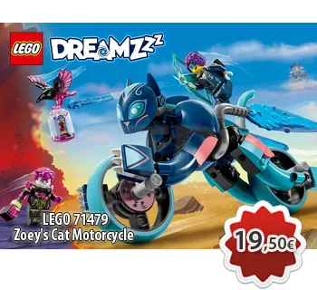 Toymania Online Lego Shop Θεσσαλονικη LEGO DREAMZZZ  71479 Zoey's Cat Motorcycle 