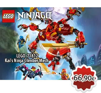 Toymania Online Lego Shop ΘΕΣΣΑΛΟΝΙΚΗ LEGO Ninjago 71812 Kai's Ninja Climber Mech 