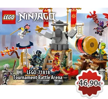 Toymania Online Lego Shop ΘΕΣΣΑΛΟΝΙΚΗ LEGO Ninjago 71818 Tournament Battle Arena 